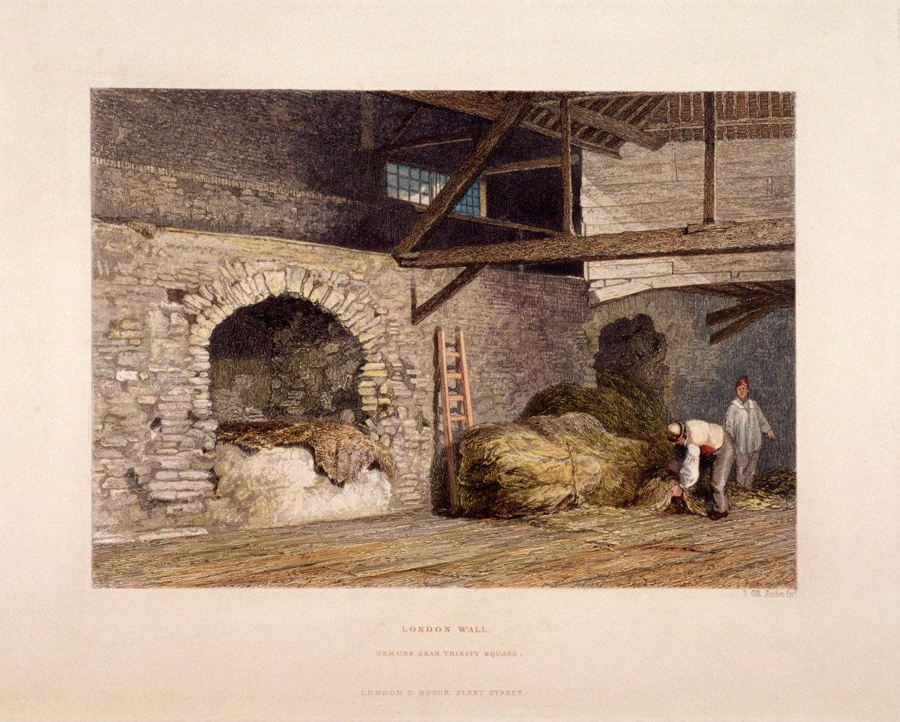 ट्रिनिटी स्क्वायर, लंदन, 1851 द्वारा जॉन व्येकहम आर्चर