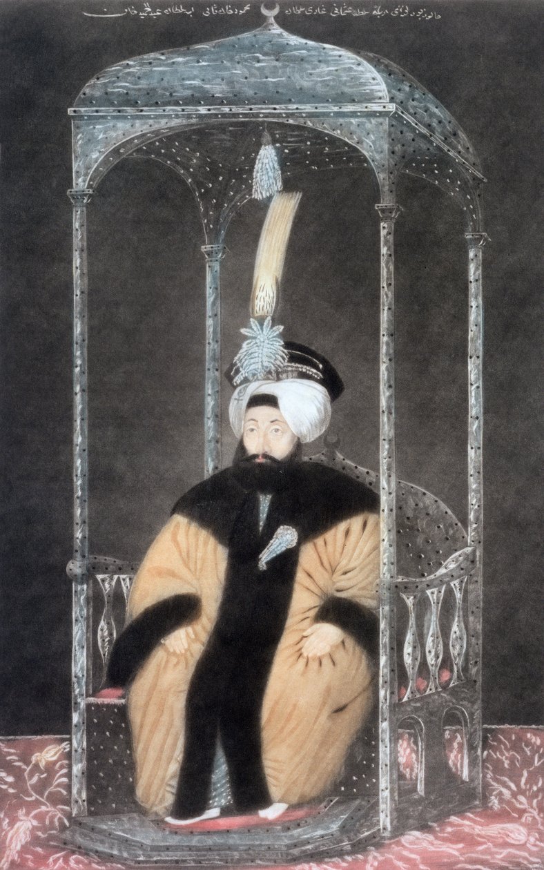 महमूद द्वितीय, तुर्क सम्राट, 1808 द्वारा जॉन यंग