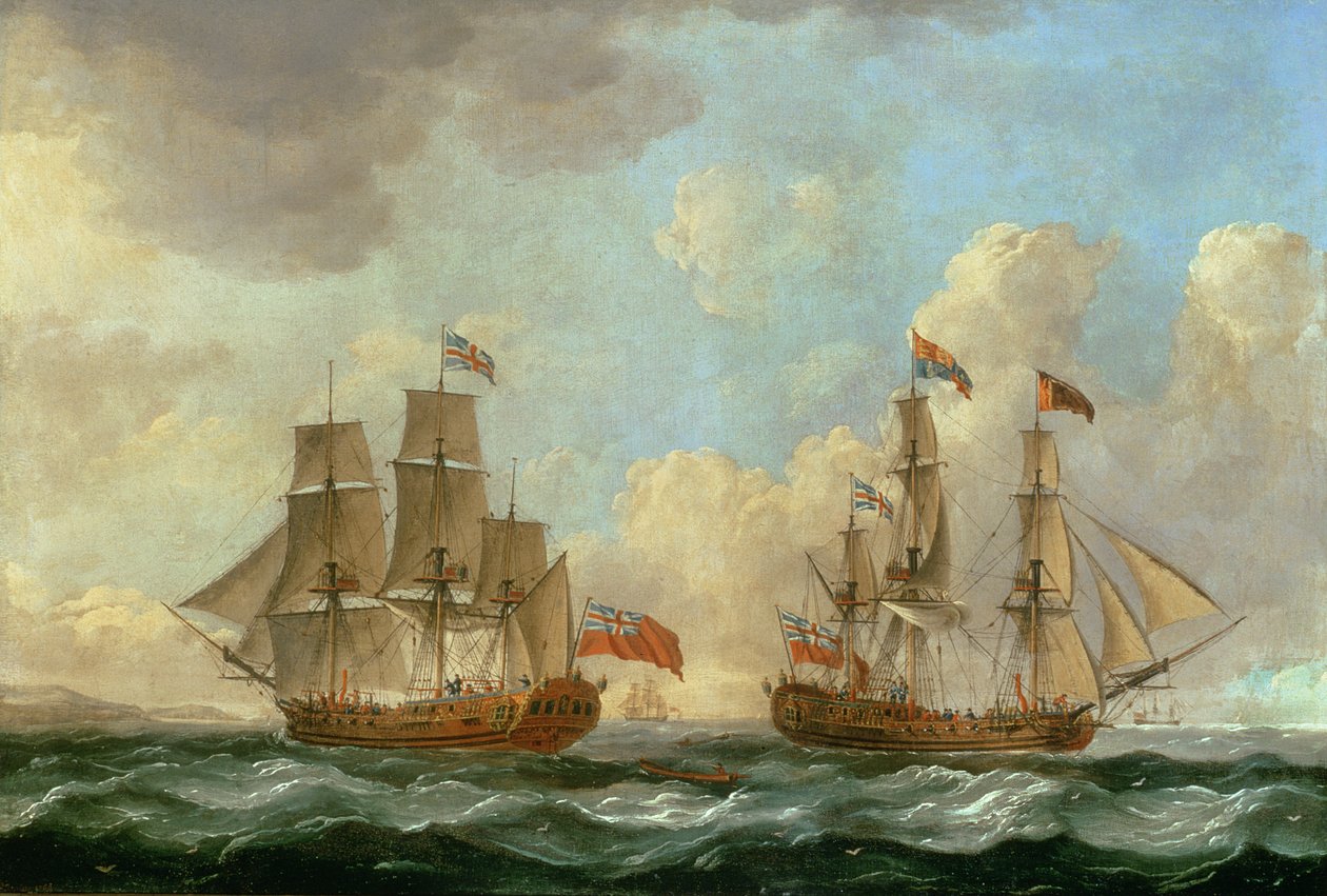 1766 को कोस्ट ऑफ द कोग्रीन इन द कोस्ट, 1766 द्वारा जॉन एल्डर क्लीवेले