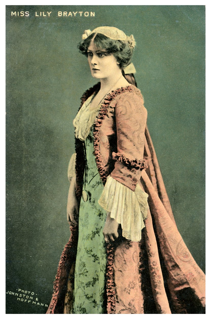 लिली ब्रेटन, ब्रिटिश अभिनेत्री, c1900-1919। द्वारा जॉनसन और हॉफमैन