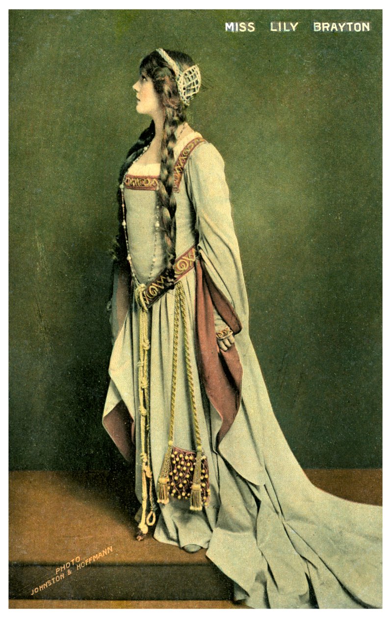लिली ब्रेटन, ब्रिटिश अभिनेत्री, c1900-1919। द्वारा जॉनसन और हॉफमैन