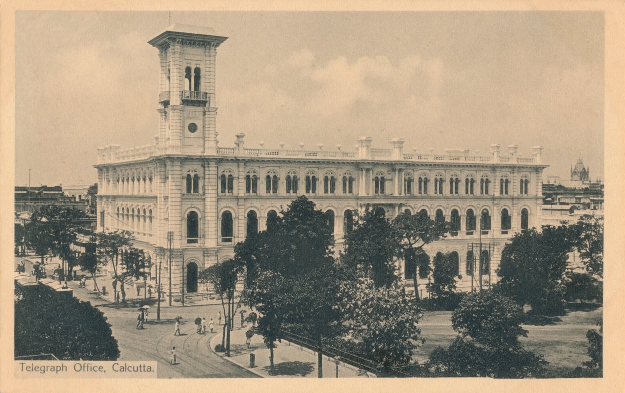 टेलीग्राफ कार्यालय, कलकत्ता, c1900 द्वारा जॉनसन और हॉफमैन