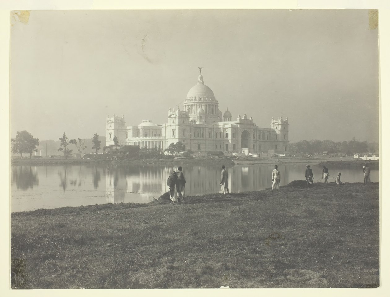 कलकत्ता में विक्टोरिया मेमोरियल, सीए। 1910। द्वारा जॉनसन और हॉफमैन