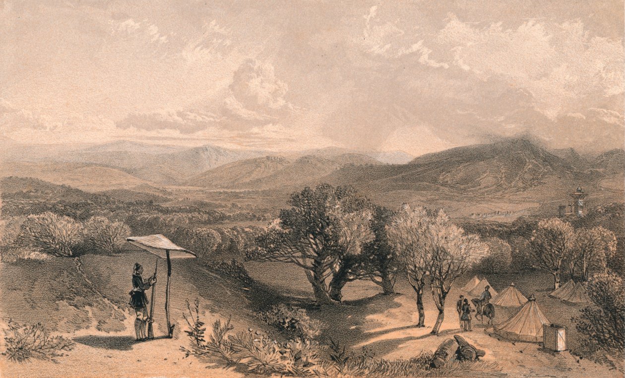 बैदर की घाटी, रियर पेट्रोस्की के विला से, पूर्व की ओर देखते हुए, 1856 द्वारा जोनाथन नीडम