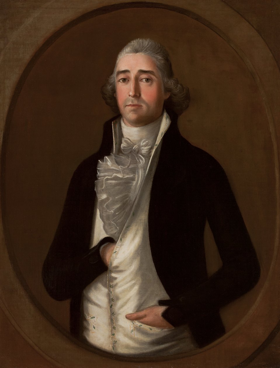 एक अनजान आदमी का पोर्ट्रेट, 1778 द्वारा जोस फ्रांसिस्को ज़ेवियर डी सलाज़ार वाई मेंडोज़ा