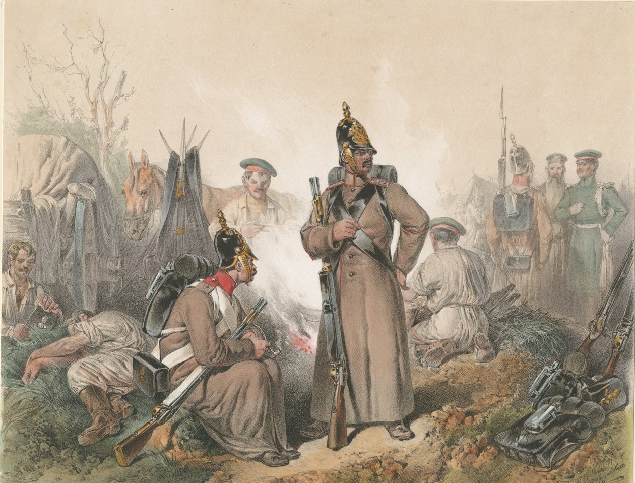 1849 में हंगरी में स्वतंत्रता संग्राम का एक दृश्य, सीए। 1849 द्वारा जोसेफ एंटन स्ट्रैसग्स्च्वांड्टनर
