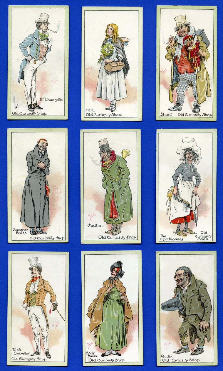 चार्ल्स डिकेंस, 1923 द्वारा &39;द ओल्ड क्यूरियोसिटी शॉप&39; के पात्र द्वारा जोसेफ क्लेटन क्लार्क