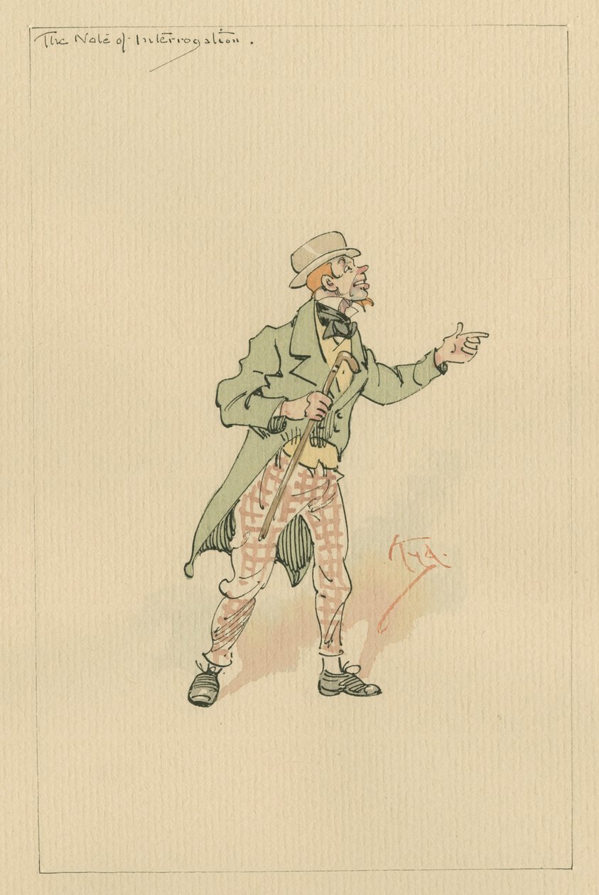 पूछताछ का नोट, c.1920s (कागज पर wc के साथ पेन und स्याही) द्वारा जोसेफ क्लेटन क्लार्क