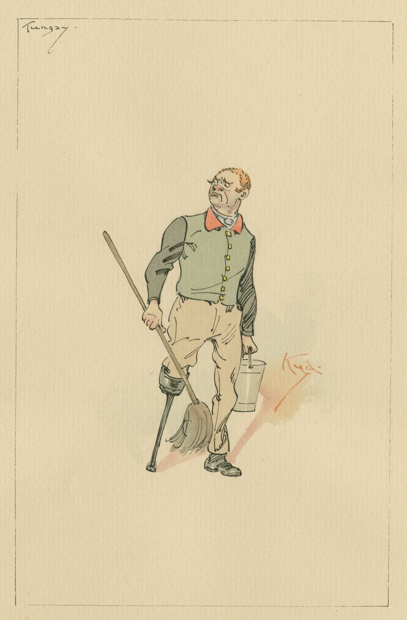 तुंगय, c.1920s (कागज पर wc के साथ कलम und स्याही) द्वारा जोसेफ क्लेटन क्लार्क