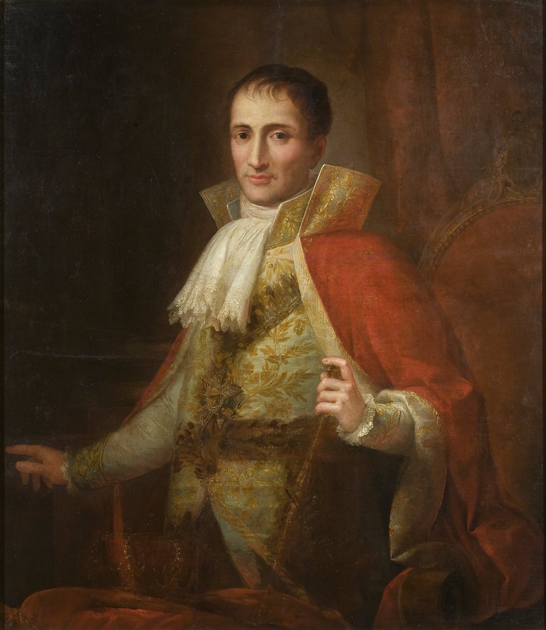किंग जोसेप I का पोर्ट्रेट (1768-1844) द्वारा जोसेफ फ्लैगियर