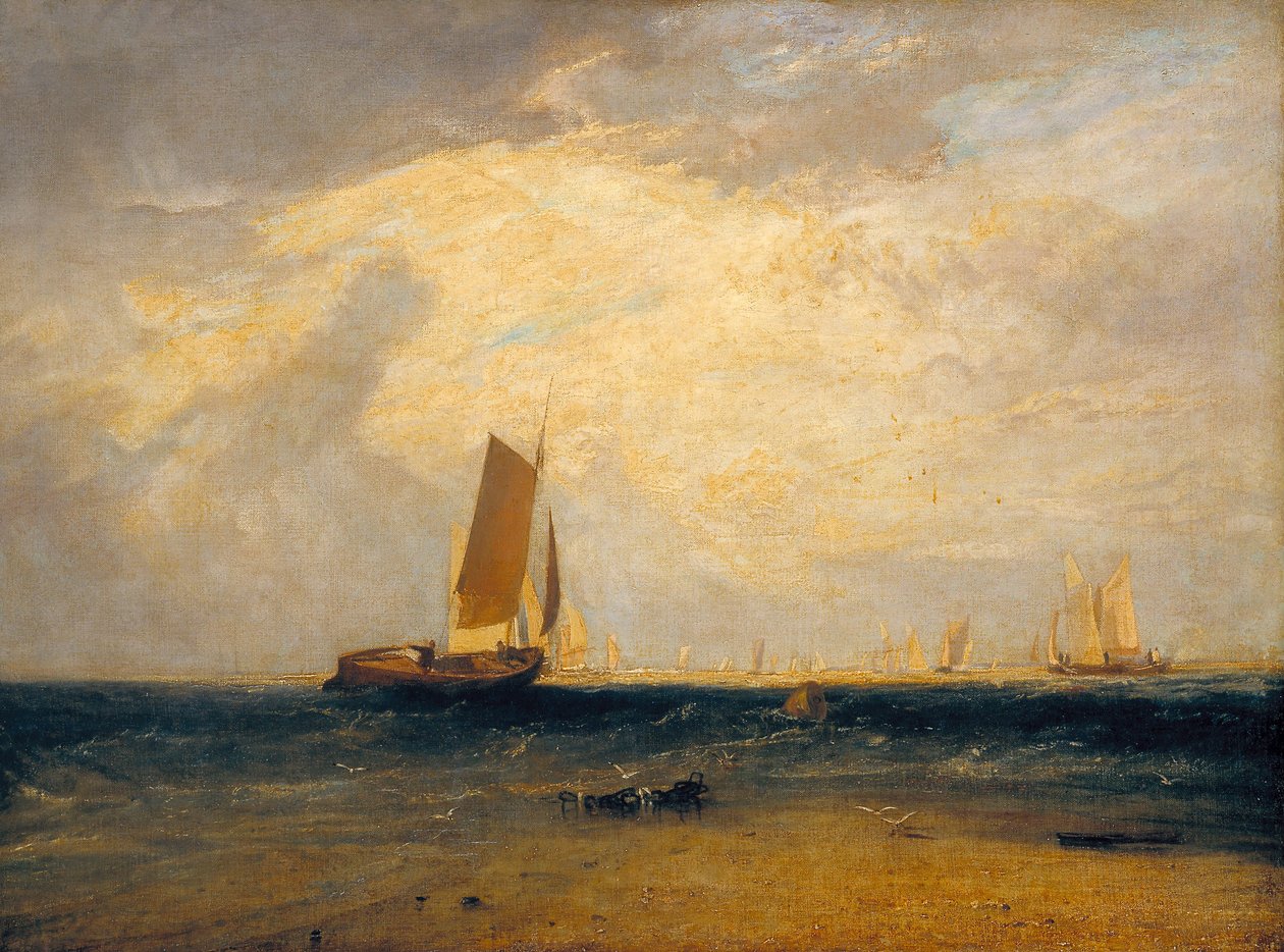 Blythe-Sand, Tide Setting में मछली पकड़ना द्वारा जोसेफ मैलॉर्ड विलियम टर्नर