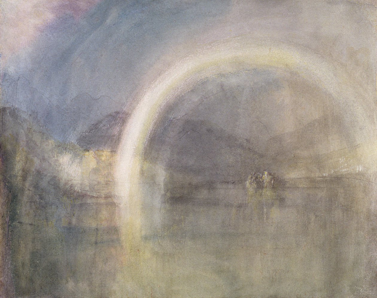 रेन ओवर ओवर ऑच, c.1831 द्वारा जोसेफ मैलॉर्ड विलियम टर्नर