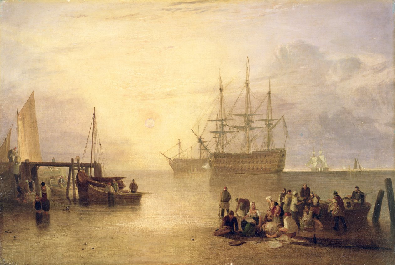 वाष्प के माध्यम से सूर्य उगता है, c.1809 द्वारा जोसेफ मैलॉर्ड विलियम टर्नर