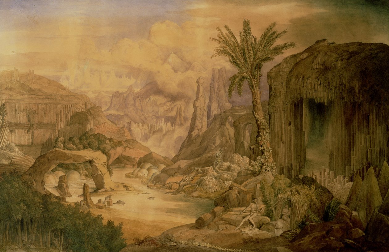वास्तुकला: इसका प्राकृतिक मॉडल, c.1838 द्वारा जोसेफ माइकल गैंडी