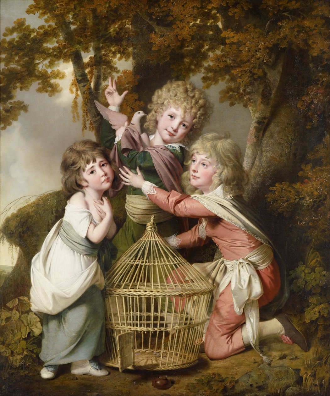 The Synnot children द्वारा डर्बी के जोसेफ राइट