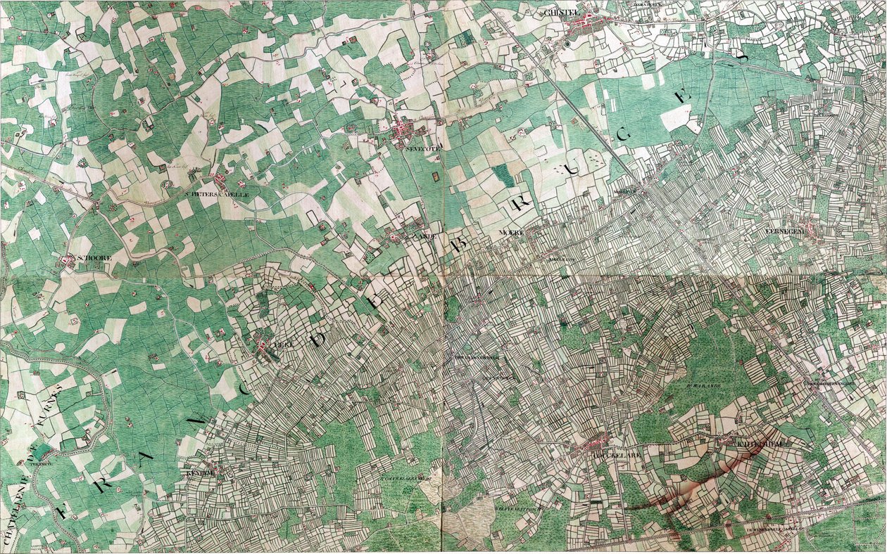 गिस्टल का नक्शा - जिस्टेल द्वारा जोसेफ जीन फ्रेंकोइस