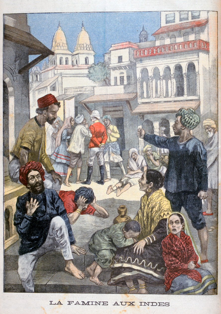 भारत में अकाल, 1900 द्वारा जोसेफ बेलोन