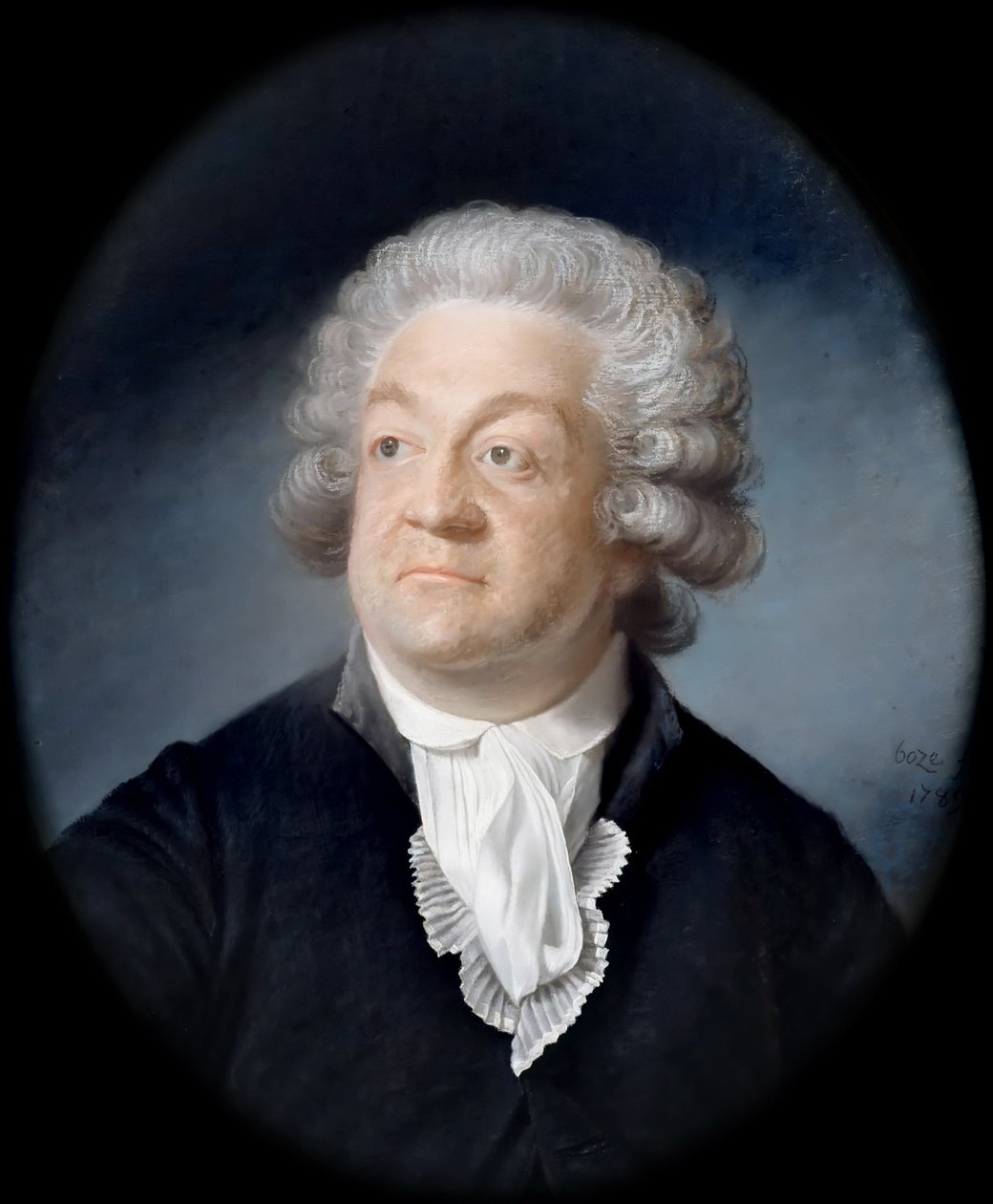 पोर्टोरियल ऑफ़ होनोरे गेब्रियल रिकेटी, काउंट ऑफ़ मिराब्यू 1749-1791 द्वारा जोसेफ बोवे