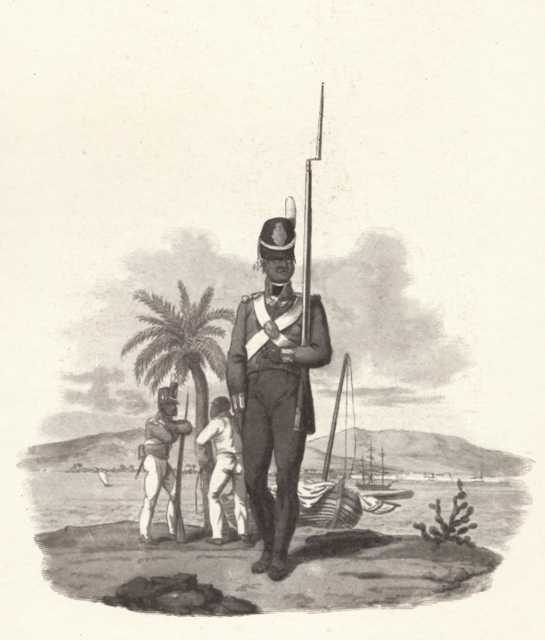 5 वीं पश्चिम भारत रेजिमेंट का एक निजी, c1812 1909 द्वारा जोसेफ कॉन्स्टेंटाइन स्टैडलर