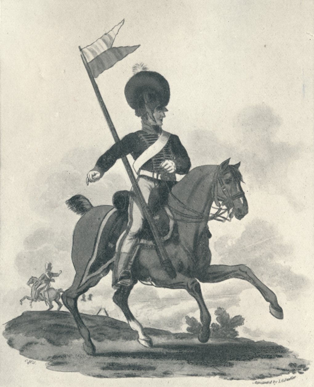 रॉयल आर्टिलरी माउंटेड रॉकेट कॉर्प्स, 1812-1815 1909 द्वारा जोसेफ कॉन्स्टेंटाइन स्टैडलर