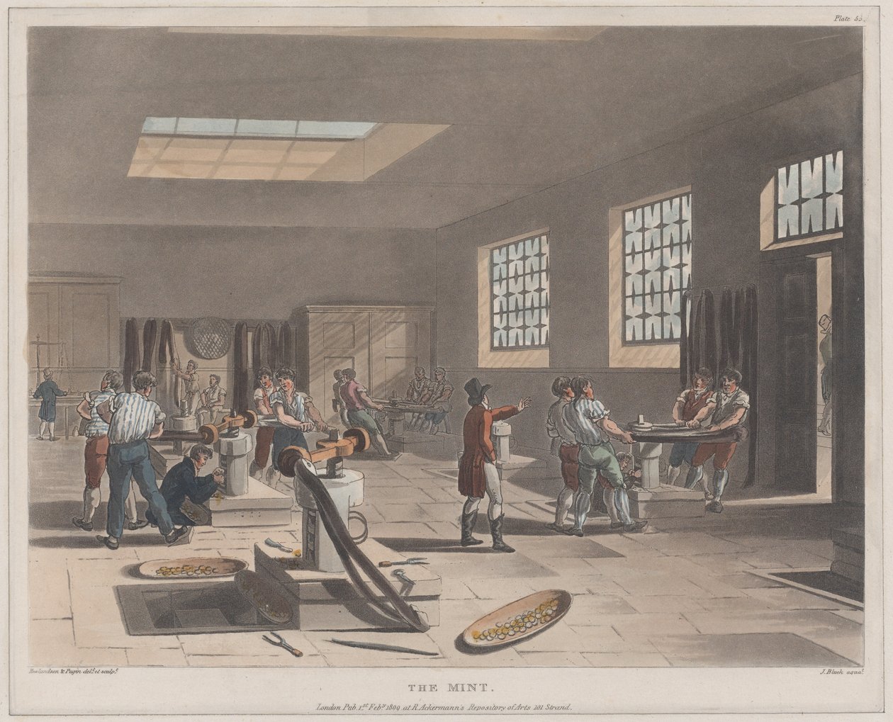 द मिंट, 1809., 1809। द्वारा जोसेफ कॉन्स्टेंटाइन स्टैडलर
