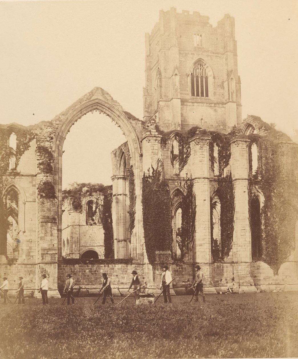 फव्वारे अभय। पूर्वी खिड़की और टॉवर, 1850 के दशक। द्वारा जोसेफ कुंडल