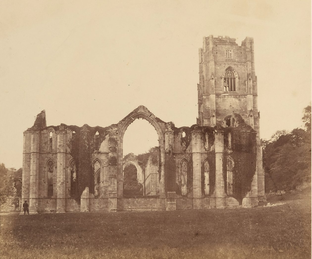 फव्वारे अभय। द चैपल ऑफ़ द नाइन अल्टर्स, एक्सटीरियर, 1850s। द्वारा जोसेफ कुंडल