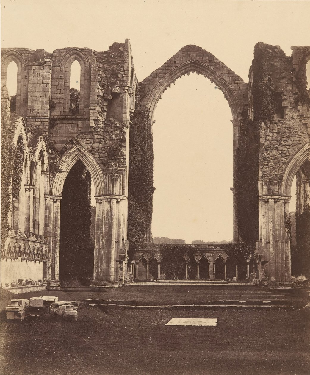 फव्वारे अभय। द चैपल ऑफ़ द नाइन अल्टर्स, इंटीरियर, 1850s। द्वारा जोसेफ कुंडल