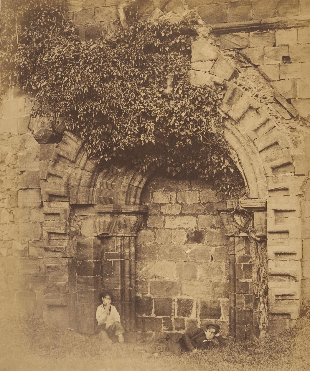 किर्कस्टाल अभय। नॉर्थ साइड पर द्वार, 1850 के दशक। द्वारा जोसेफ कुंडल