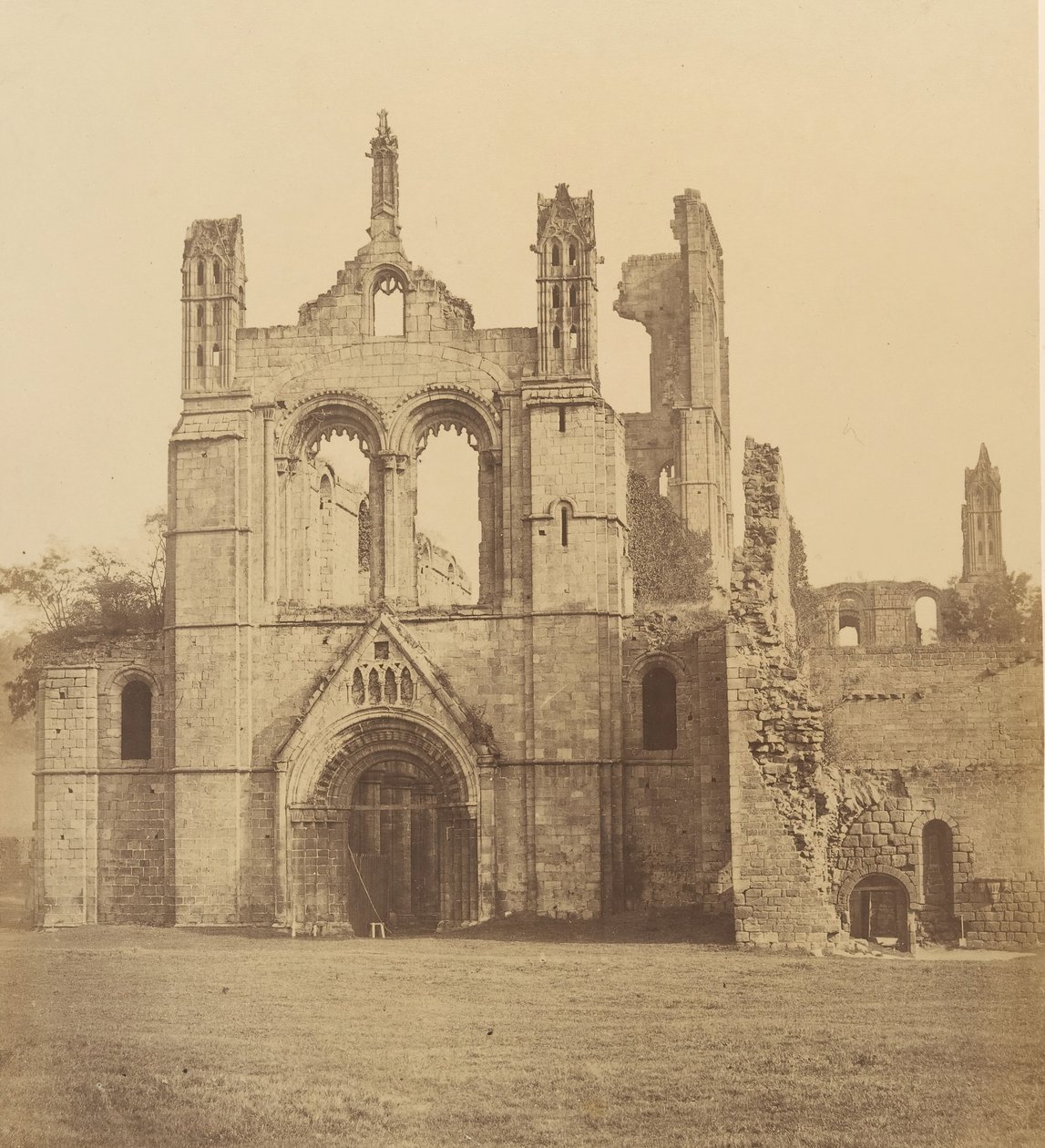 किर्कस्टाल अभय। पश्चिम से, 1850 के दशक। द्वारा जोसेफ कुंडल