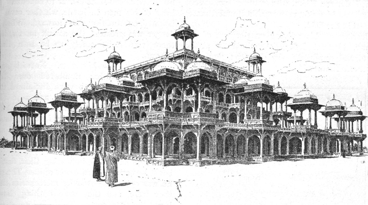 अकबर का मकबरा, आगरा, 1892, 1902। द्वारा जोसेफ हॉलैंड ट्रिंगहैम