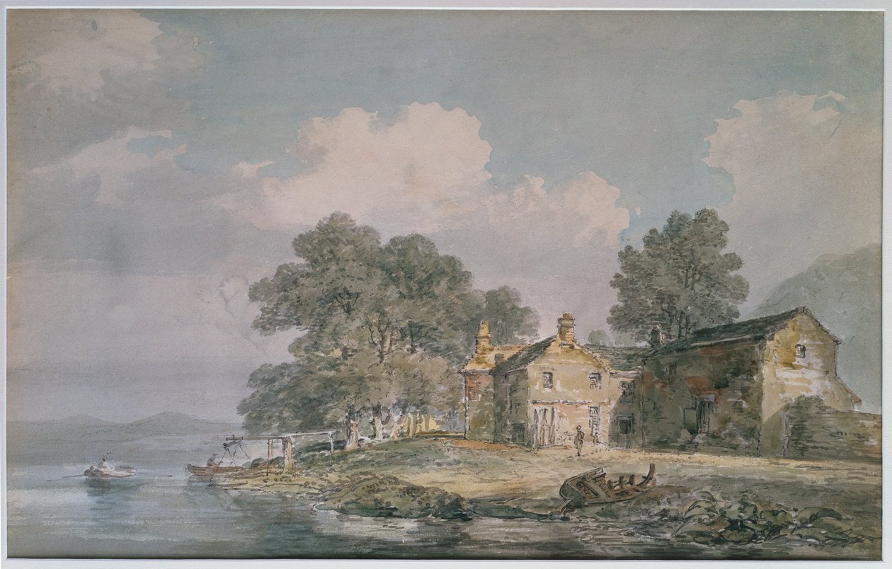झील जिले में एक फार्महाउस, c.1797 द्वारा जोसेफ मैलॉर्ड विलियम टर्नर