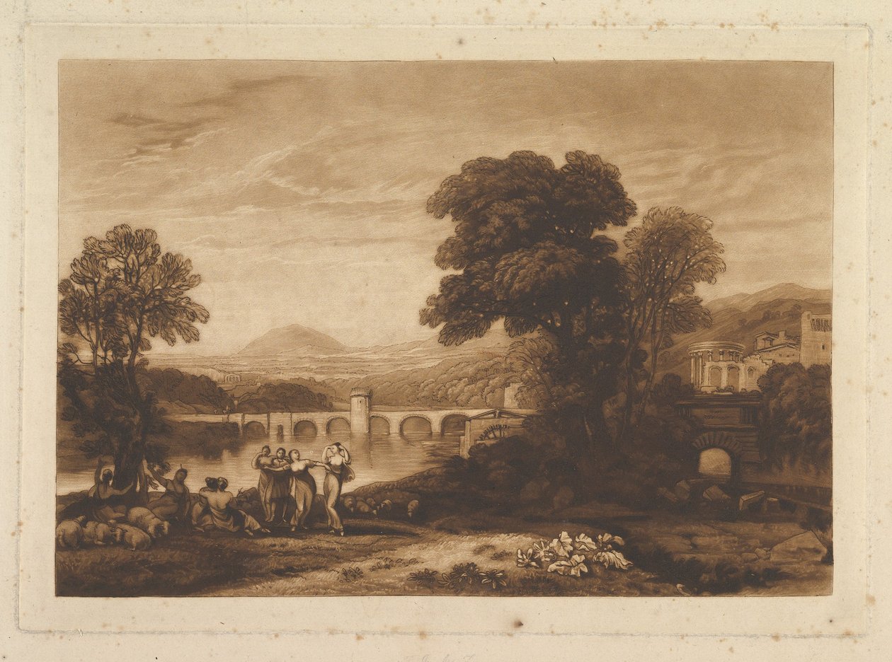 Apuleius अप्रकाशित प्लेटों की खोज, पुस्तक अध्ययन, 1813-1823 में Apuleia। द्वारा जोसेफ मैलॉर्ड विलियम टर्नर
