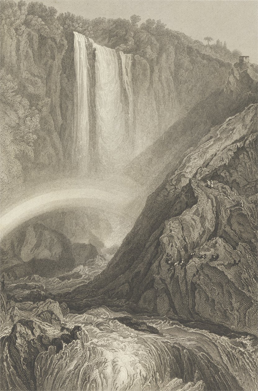 टेर्नी का कैस्केड, c.1820 द्वारा जोसेफ मैलॉर्ड विलियम टर्नर