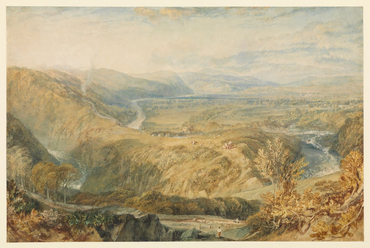 लून का बदमाश, हॉर्नबी कैसल, 1816 - 1818 की ओर देख रहा था द्वारा जोसेफ मैलॉर्ड विलियम टर्नर