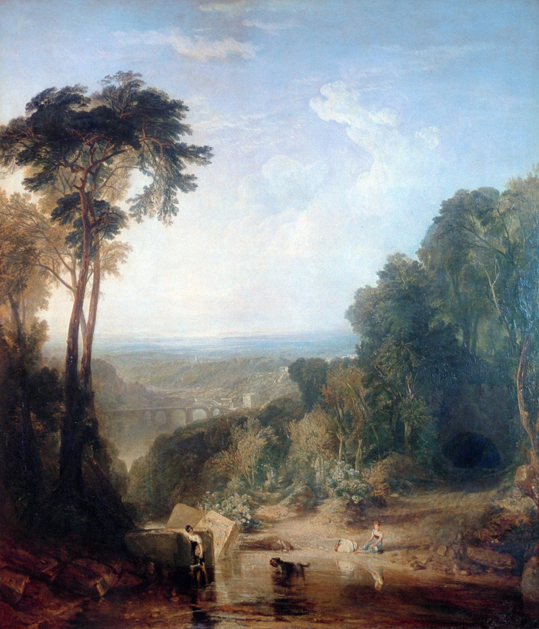 क्रॉसिंग द ब्रूक, c1815 द्वारा जोसेफ मैलॉर्ड विलियम टर्नर