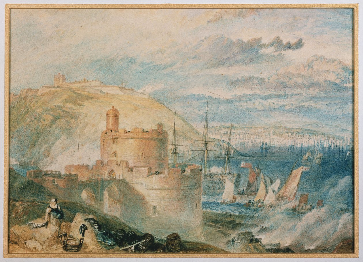 फालमाउथ हार्बर, c.1825 द्वारा जोसेफ मैलॉर्ड विलियम टर्नर