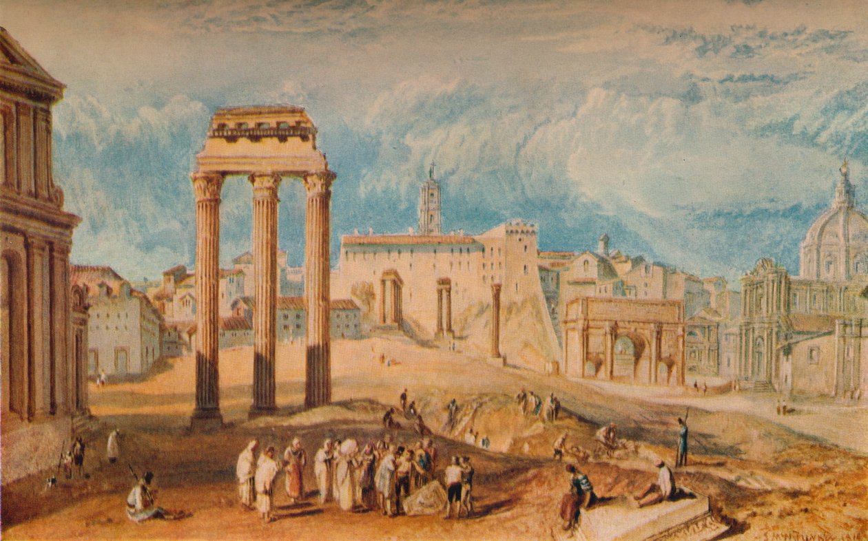 रोमन फोरम, 1818, 1938 द्वारा जोसेफ मैलॉर्ड विलियम टर्नर