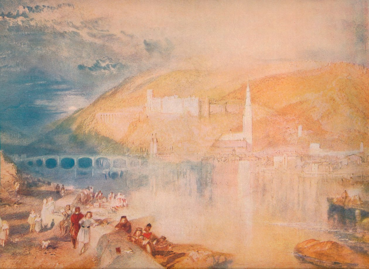 हीडलबर्ग-सनसेट, c1840, 1918 द्वारा जोसेफ मैलॉर्ड विलियम टर्नर