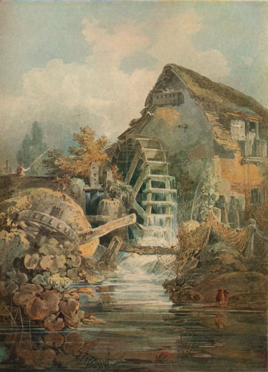 मार्फोर्ड मिल, डेन्बीशायर, c1795 द्वारा जोसेफ मैलॉर्ड विलियम टर्नर