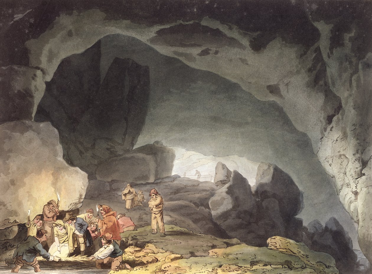 चोटियों छेद, डर्बीशायर (रंग उत्कीर्णन) द्वारा जोसेफ मैलॉर्ड विलियम टर्नर