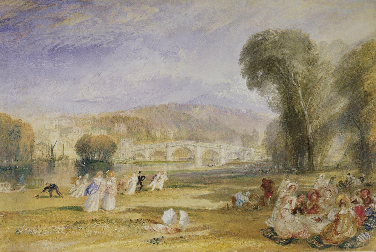 रिचमंड हिल और ब्रिज, सरे, c.1828-9 द्वारा जोसेफ मैलॉर्ड विलियम टर्नर