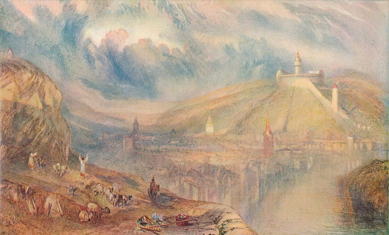 शेहाफहाउसन: द टाउन, 1909 द्वारा जोसेफ मैलॉर्ड विलियम टर्नर