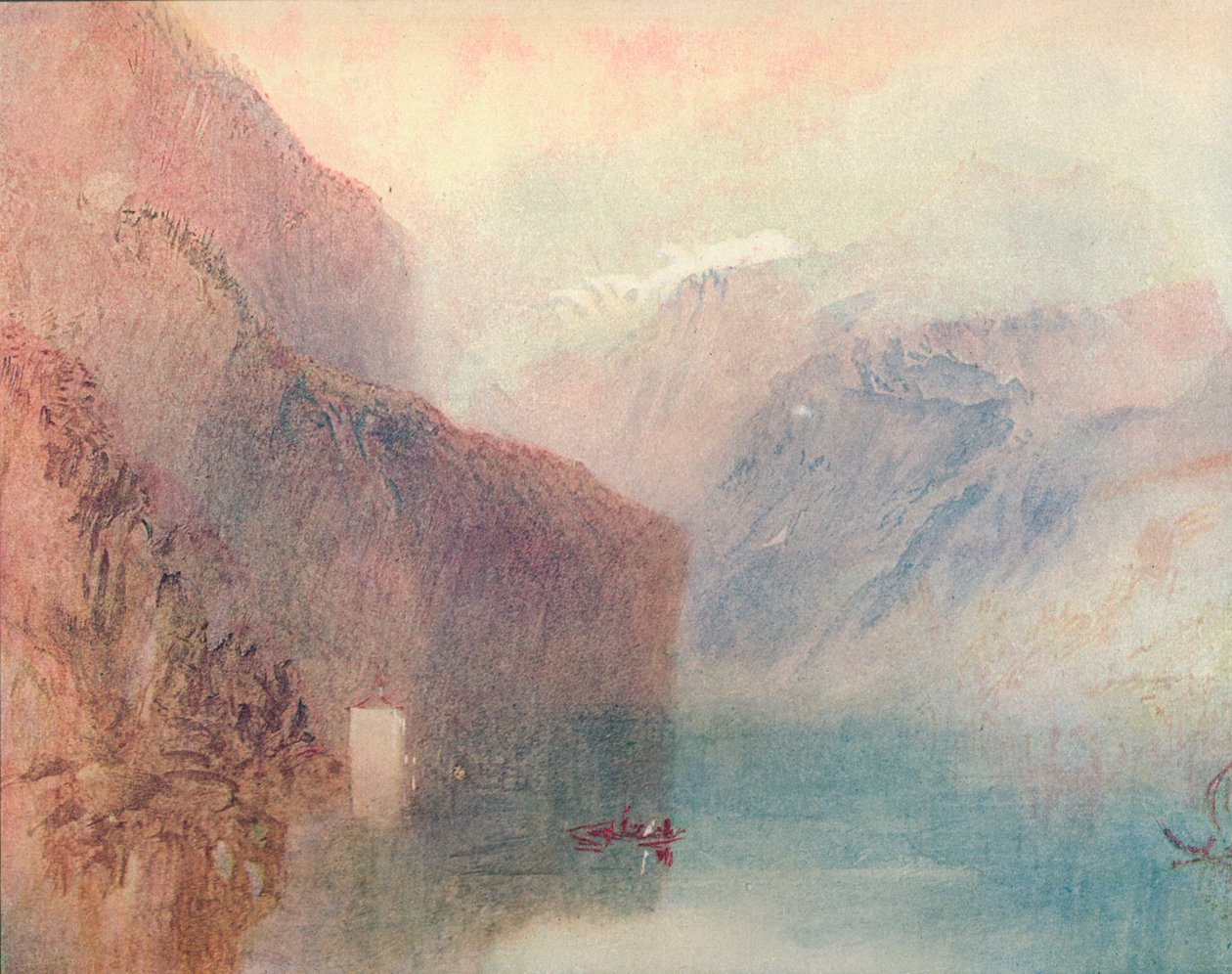 चैपल, फ्लुलेन, 1909 को बताता है द्वारा जोसेफ मैलॉर्ड विलियम टर्नर