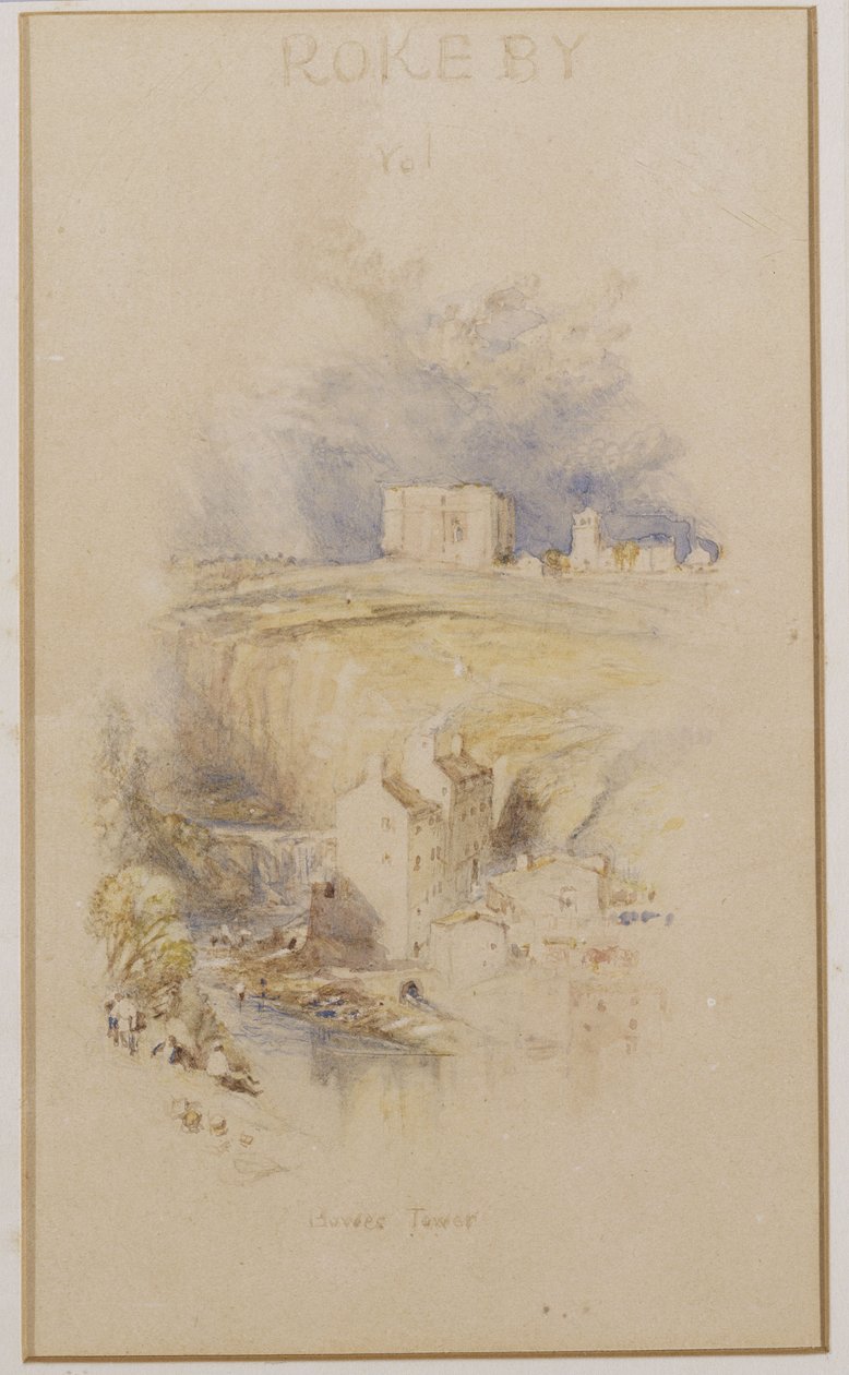 द बोवेस टॉवर, c.1833 द्वारा जोसेफ मैलॉर्ड विलियम टर्नर