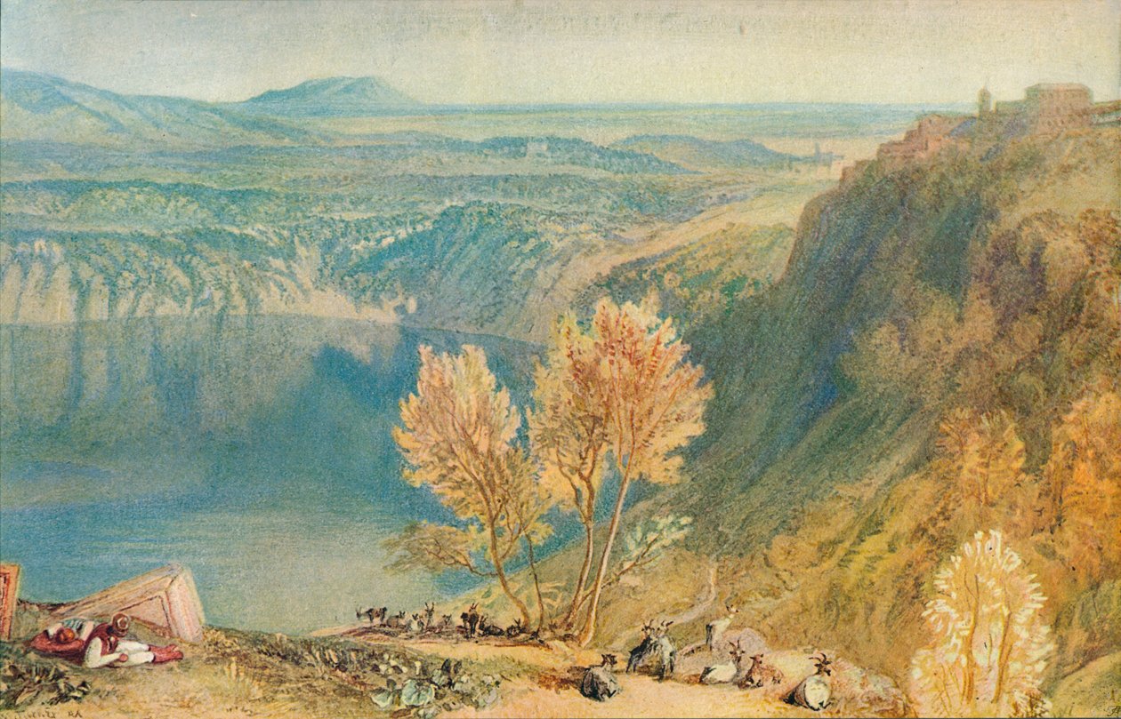 नेमी झील, 1909 द्वारा जोसेफ मैलॉर्ड विलियम टर्नर
