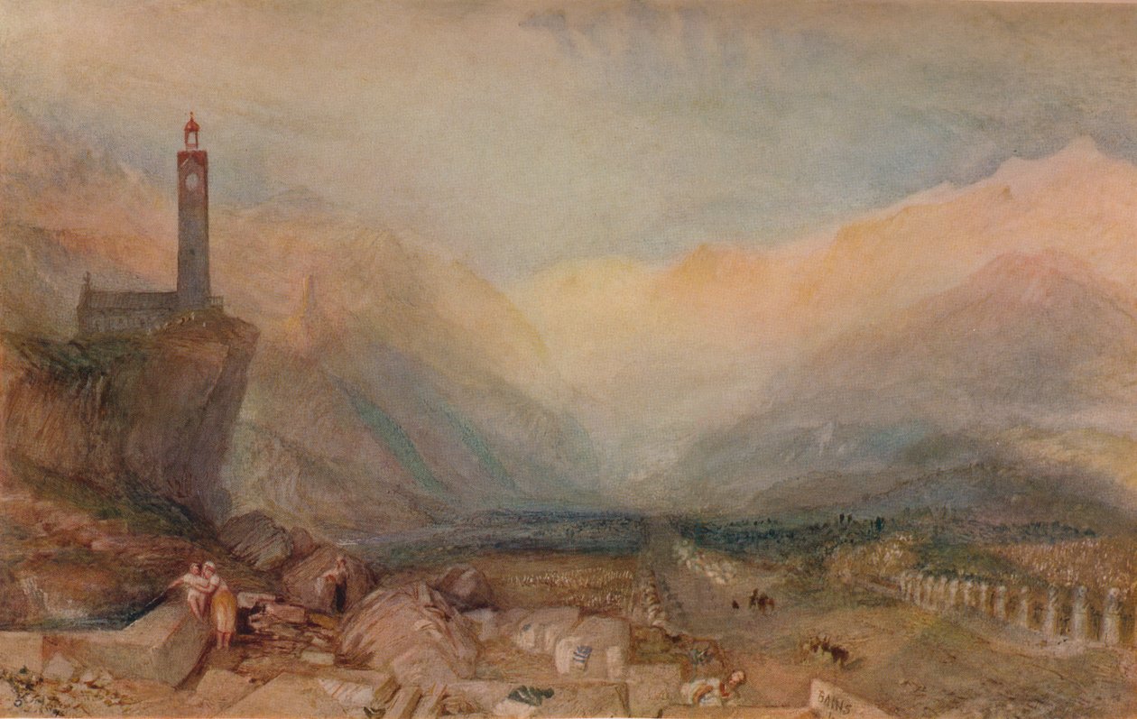 द स्प्लुगन पास, c1841, 1938 द्वारा जोसेफ मैलॉर्ड विलियम टर्नर