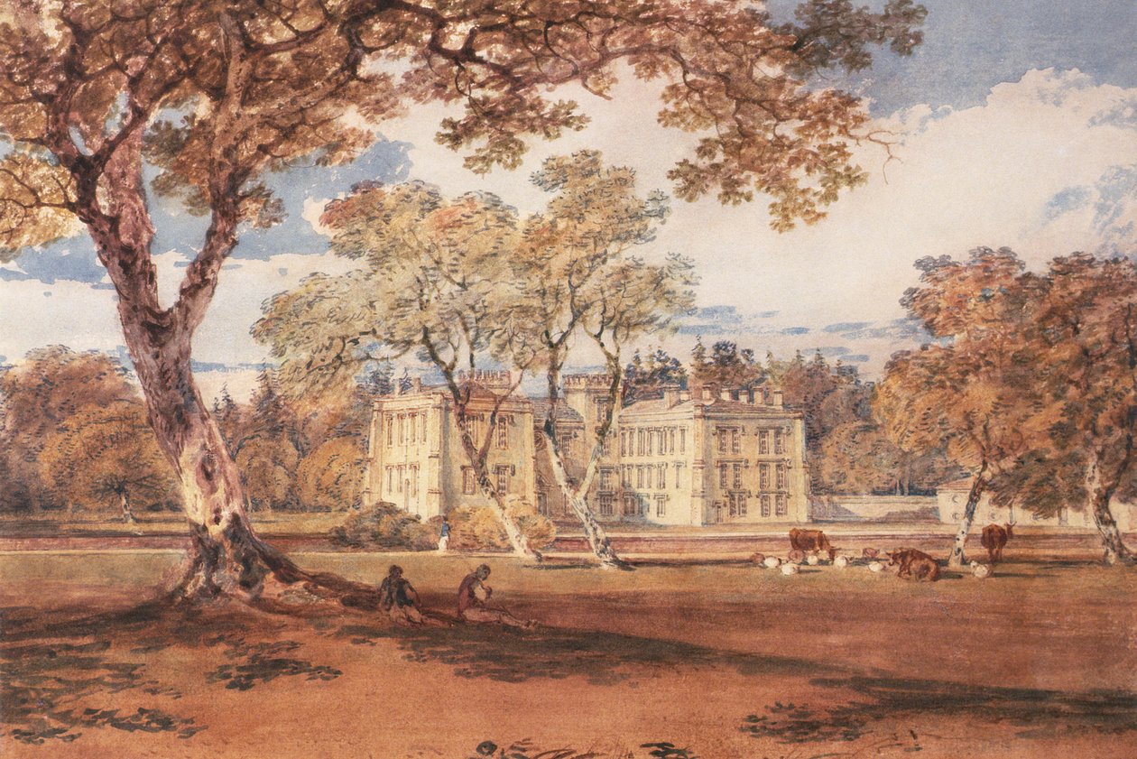 टाउनली हॉल, c.1798 द्वारा जोसेफ मैलॉर्ड विलियम टर्नर