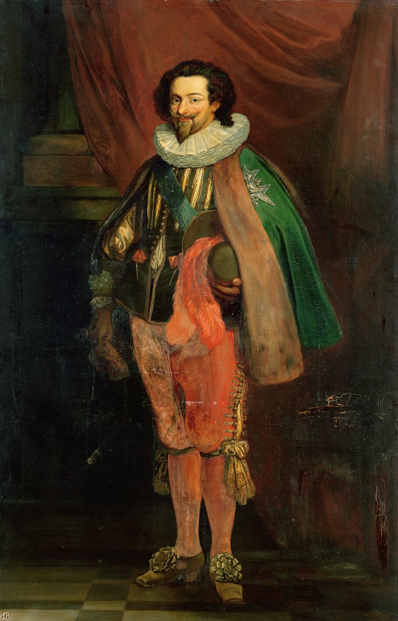 चार्ल्स डी&39;एलबर्ट (1578-1621) ड्यूक ऑफ़ लुइनेस, हाई कांस्टेबल और फाल्कनर, 1834 द्वारा जोसेफ निकोलस रॉबर्ट फ्लेरी