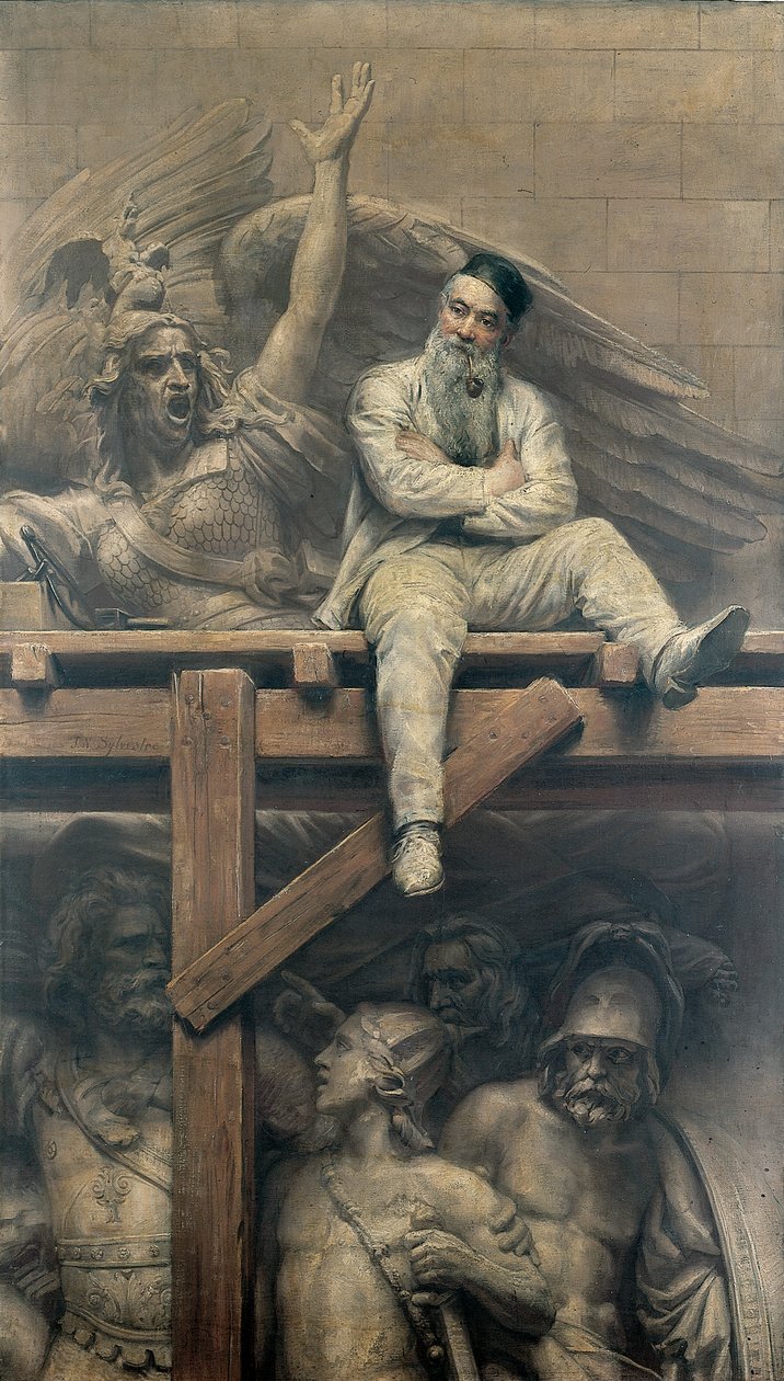 फ्रेंकोइस रूड आर्क डी ट्रायम्फ, 1893 पर काम कर रहा है द्वारा जोसेफ नोएल सिल्वेस्ट्रे